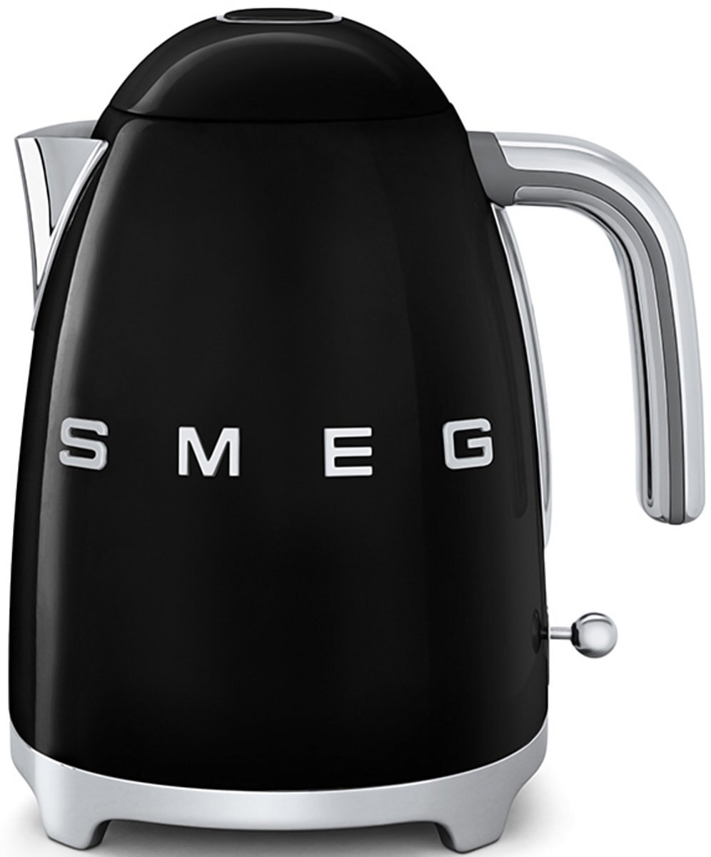 Smeg 50s Retro Style Aesthetic Electric Kettle Black KLF03BLAU
