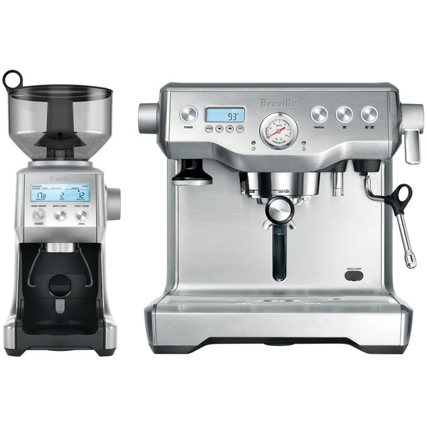 Breville Dynamic Duo Dual Boiler with Smart Grinder BEP920BKS