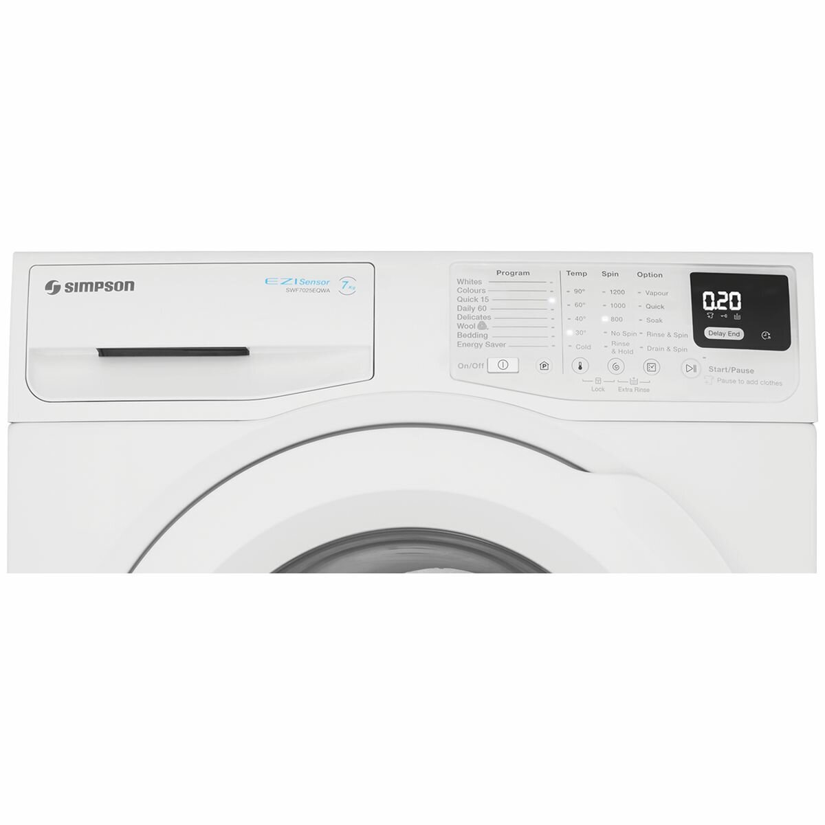 Simpson 7kg Front Load Washing Machine SWF7025EQWA Winning Commercial
