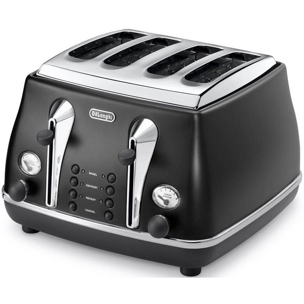 Delonghi Icona Two Slice Toaster Black CTO2003BK | Winning Commercial
