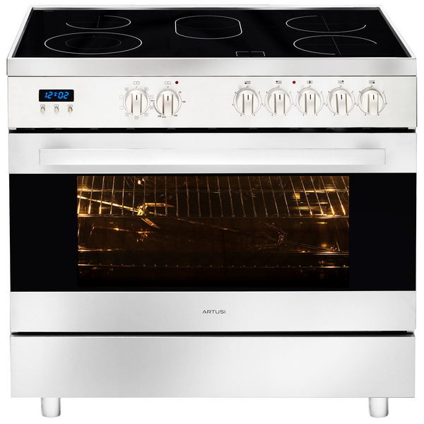 Artusi 90cm Freestanding Electric Oven Stove CAFC95X Winning