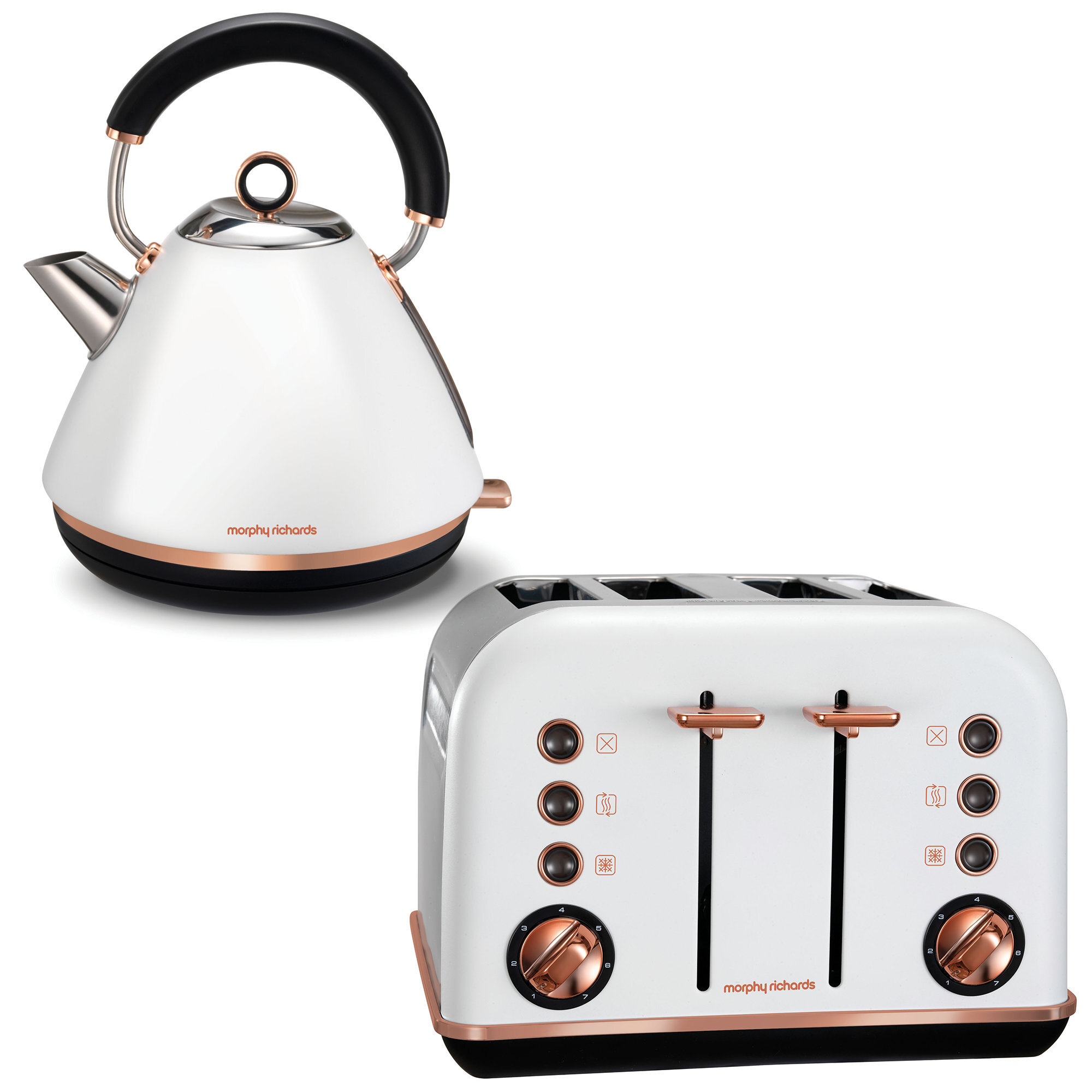 Morphy Richards Accents Rose Gold Kettle and Toaster Pack 242108102108 Winning Commercial