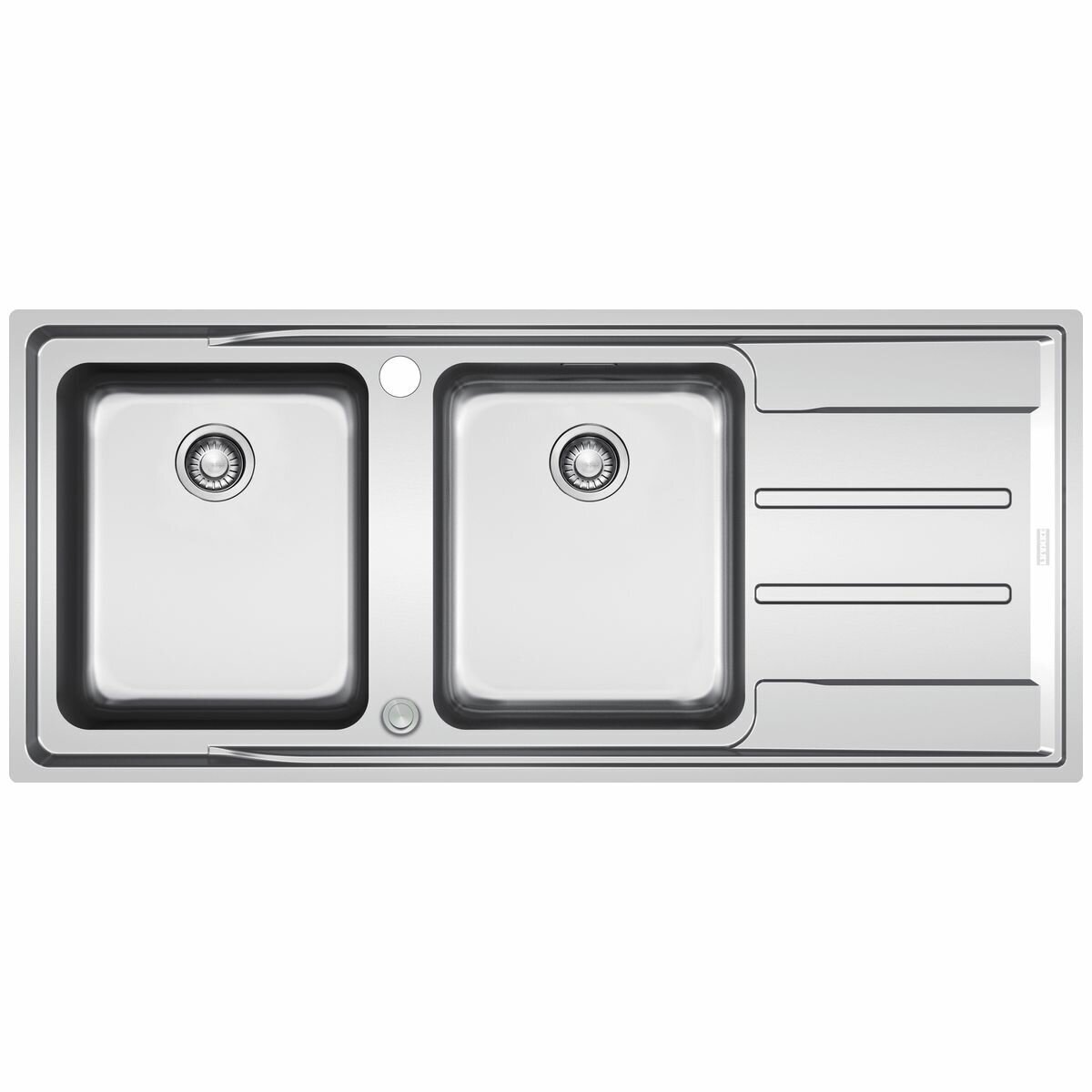 Stainless steel sink right hand 2025 drainer
