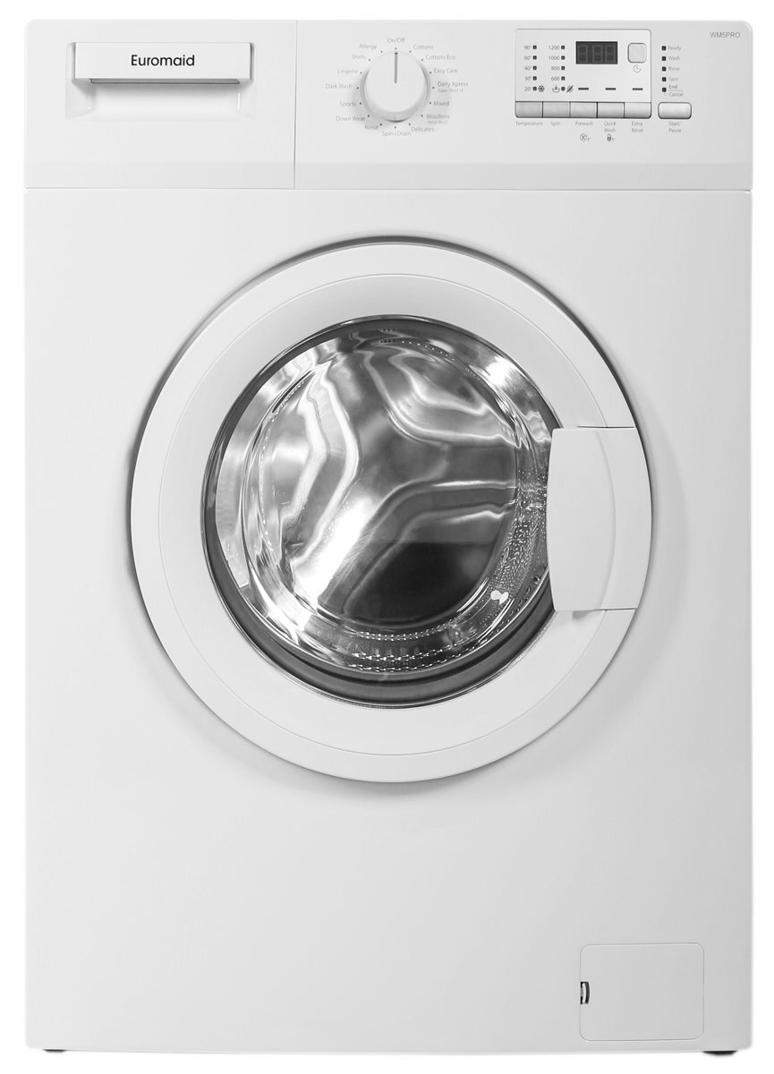 Euromaid 5kg Front Load Washing Machine WM5PRO Winning Commercial