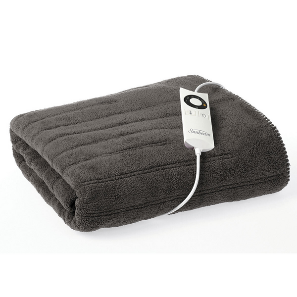 Sunbeam Feel Perfect Cosy Sherpa Fleece Heated Throw TR3100G Winning Commercial