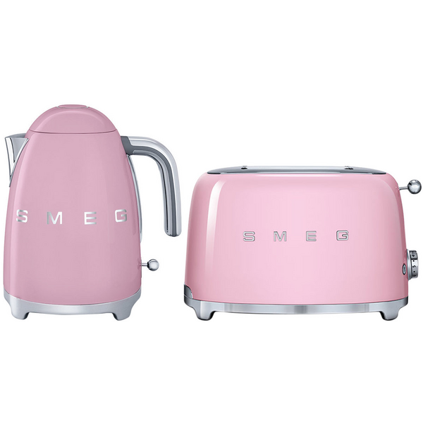 Smeg Pink Kettle and Slice Toaster Pack KLF01PKAUTSF01PKAU