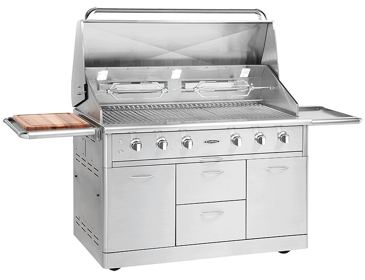 Gas bbq on sale with flat plate