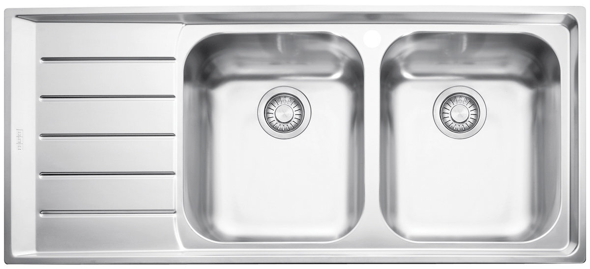 Double sink left hand drainer online