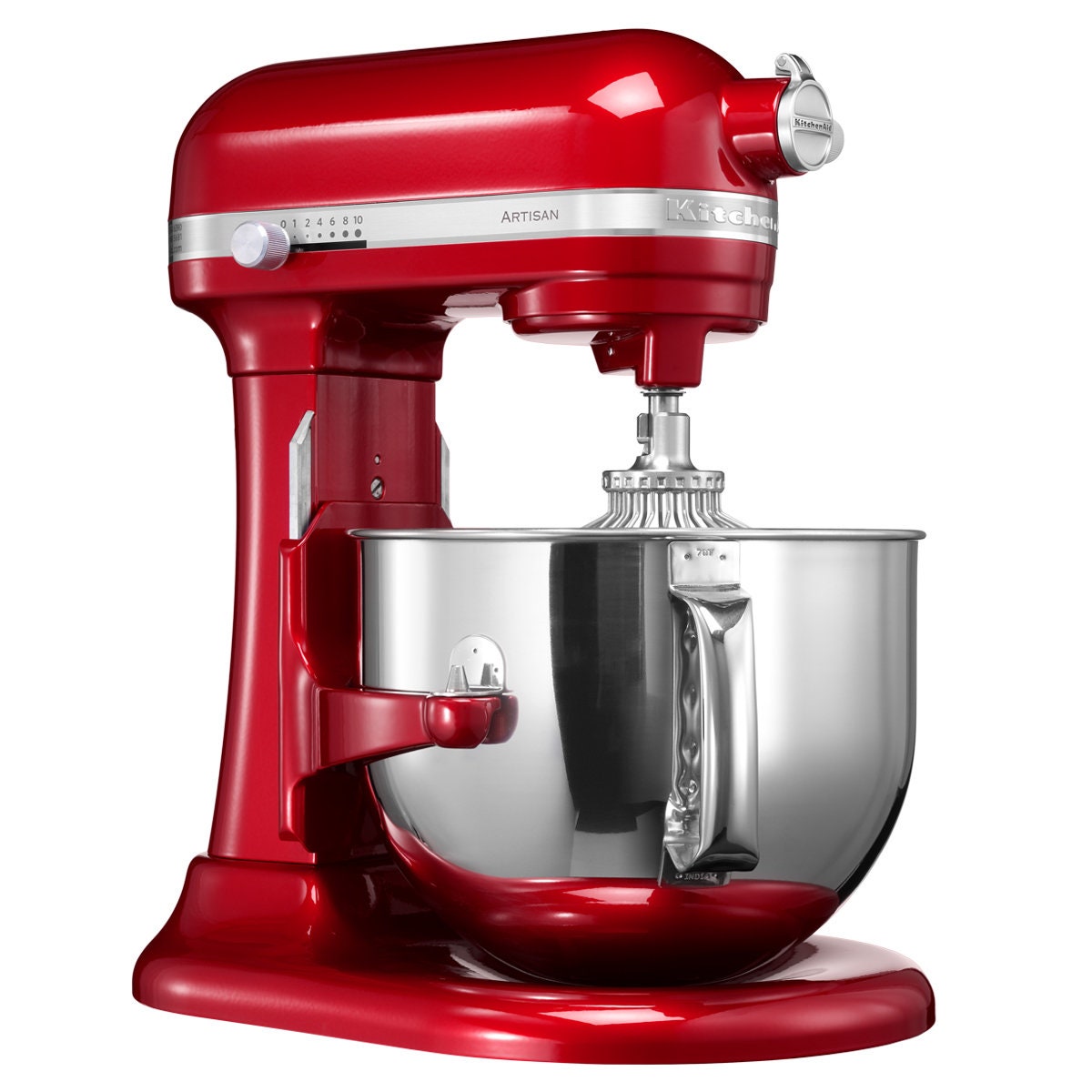 candy apple red kitchen aid mixer