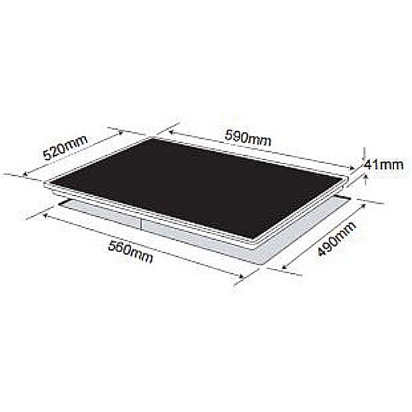 omega oc64tz 60cm ceramic electric cooktop