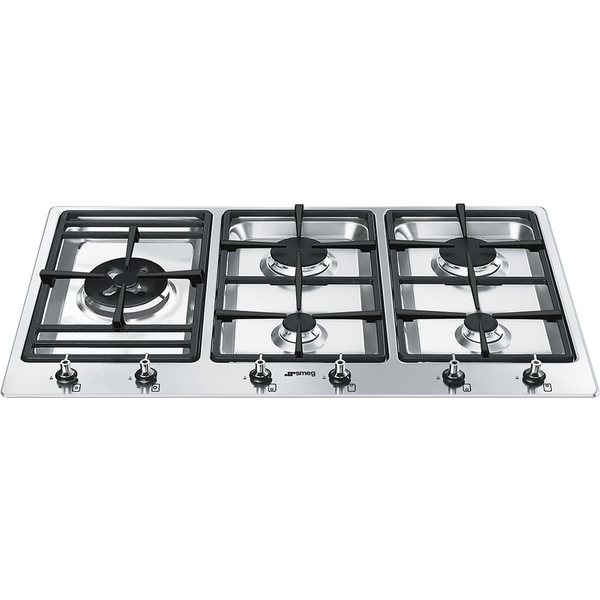 smeg gas cooktop with fish burner